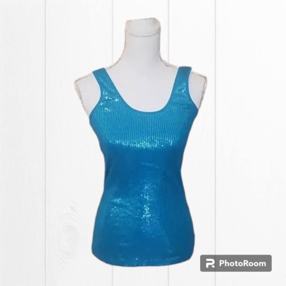 Express Sequin Tank Top NWOT 